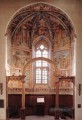 Blick auf die Haupt apsidal Kapelle Benozzo Gozzoli